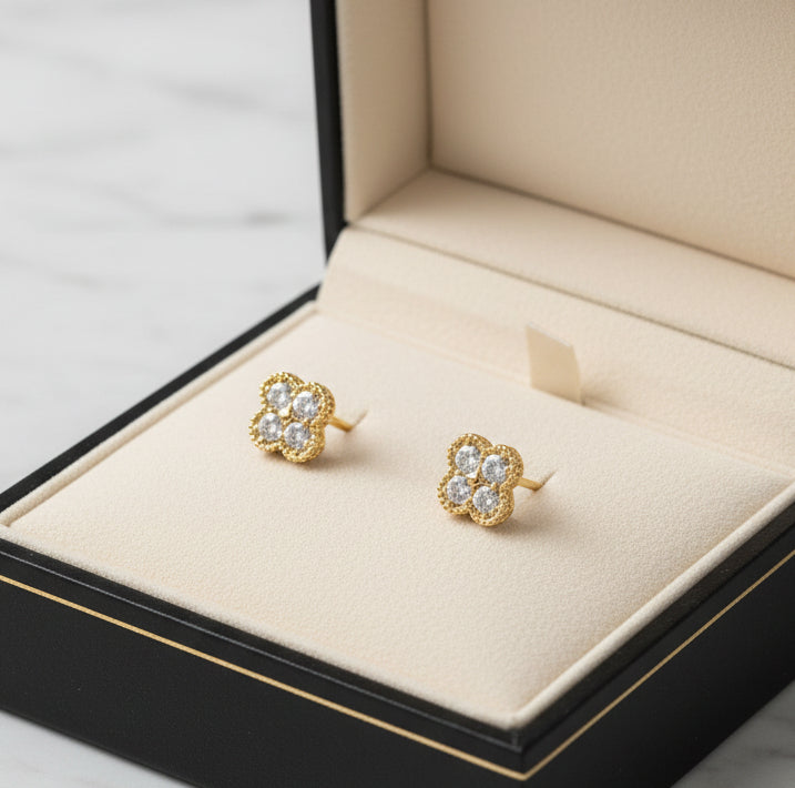 Flora Spark Small Stud Earrings