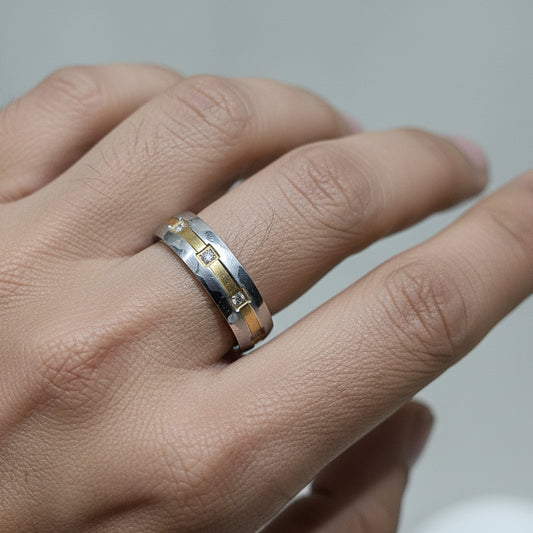Two-Tone Men’s Ring