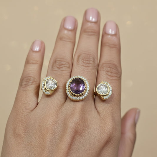 Statement Gemstone Cocktail Ring