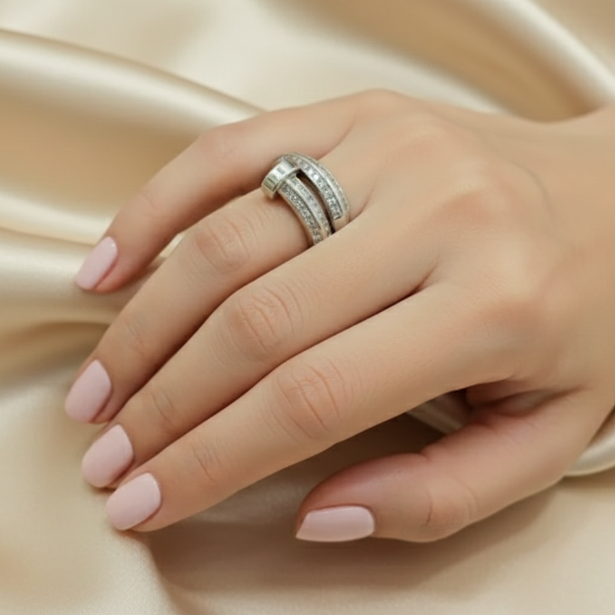 Screw Style Finger Wrap Ring