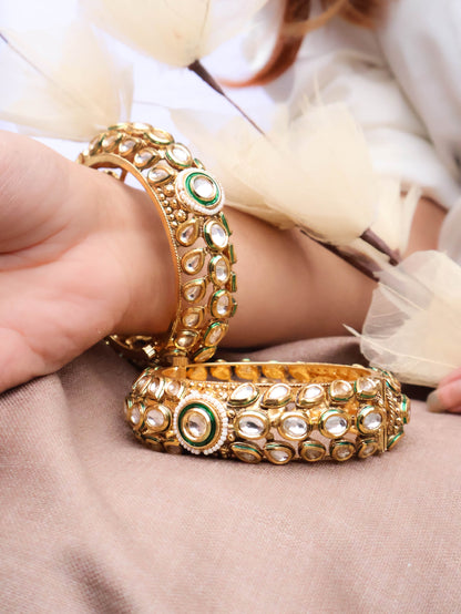 Royal radiance Kundan bangles