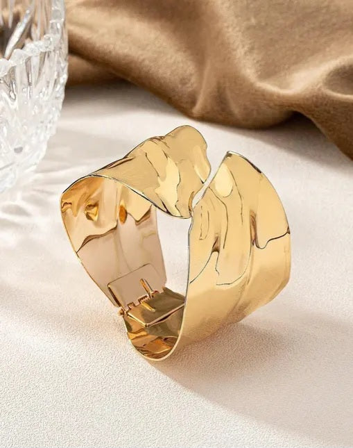 Aurora Sculpted Cuff Bracelet