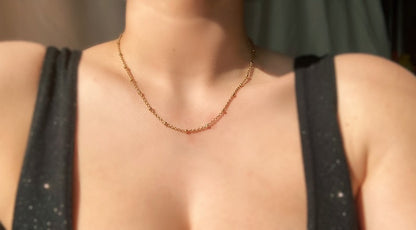 Gold Chain with beads