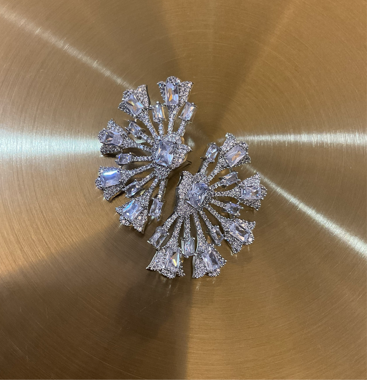 Crystal Sunray Earring