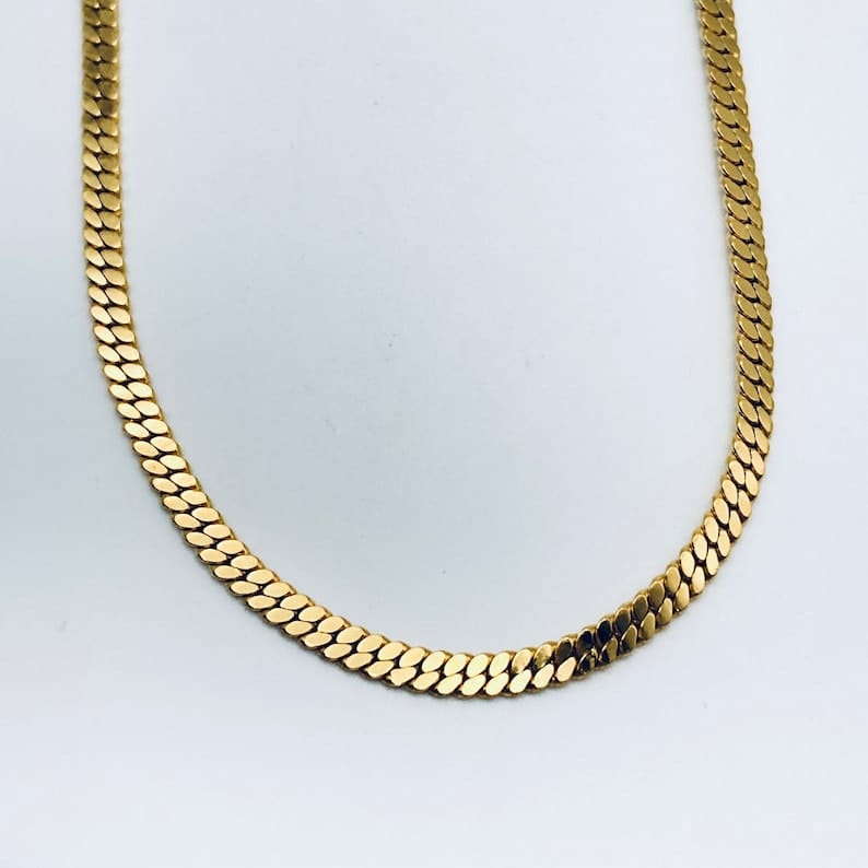 Golden Herringbone Chain