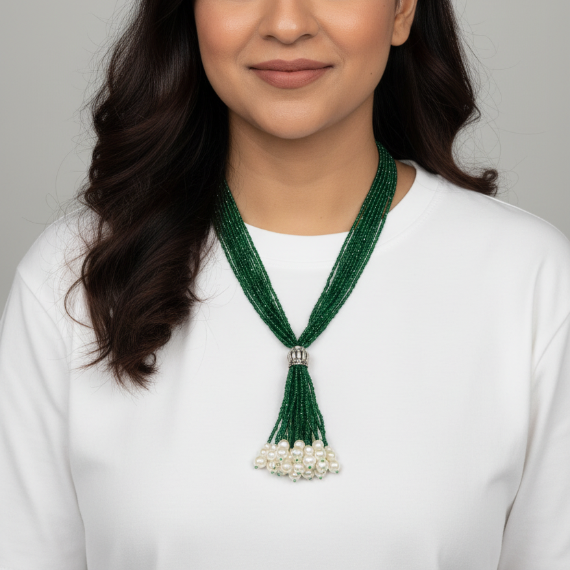 Beaded Statement mala