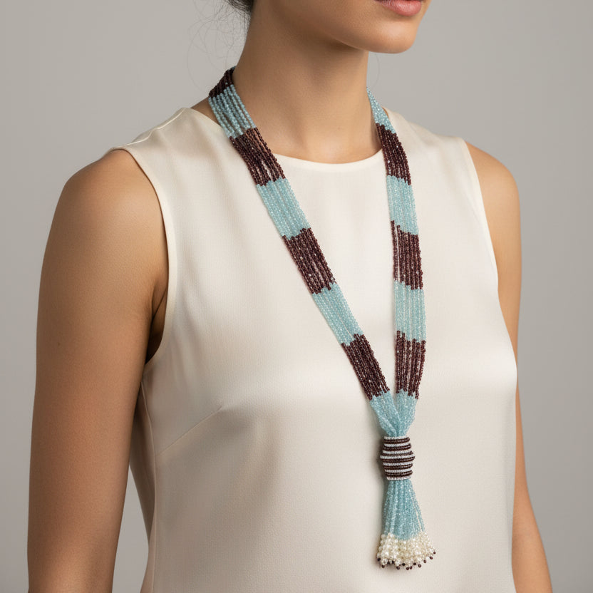 The Crystal Tassel Lariat Collection