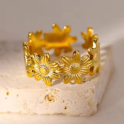 Timeless Petal Adjustable Ring