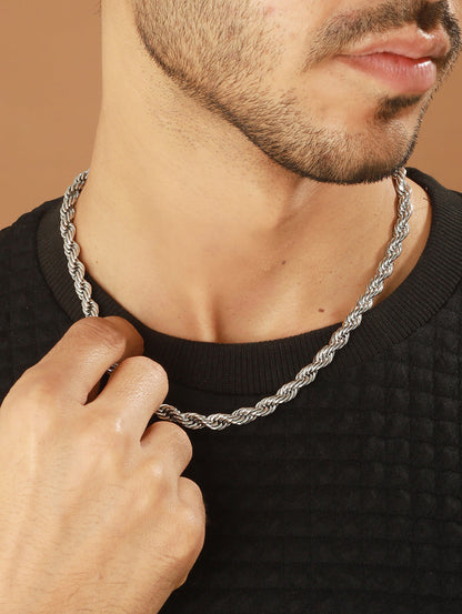 Gold and Silver rope chain