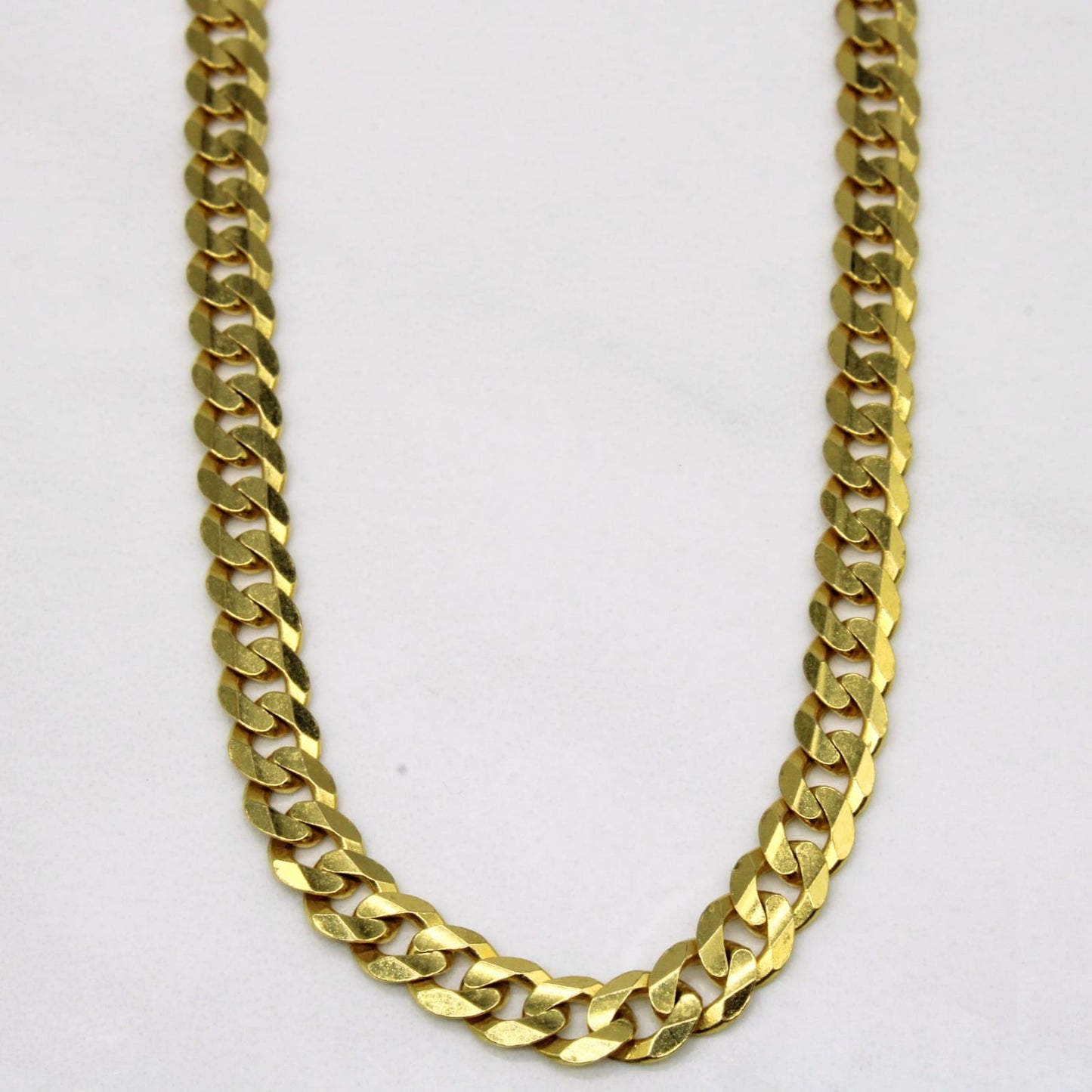 Bold Gleam Gold Cuban Chain