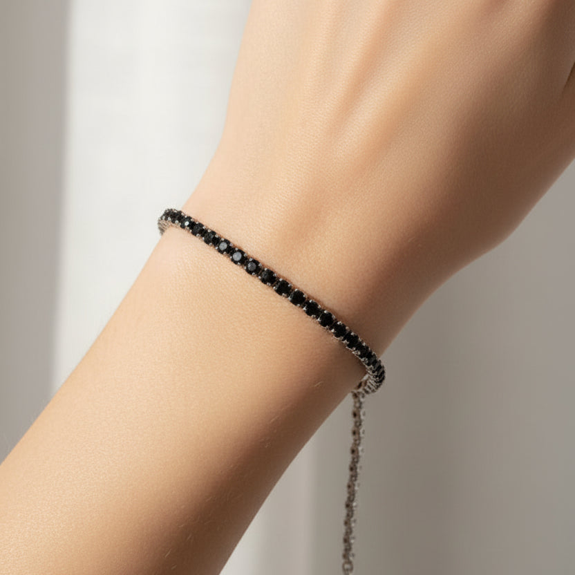 Oval Cut AD Tennis Bracelet