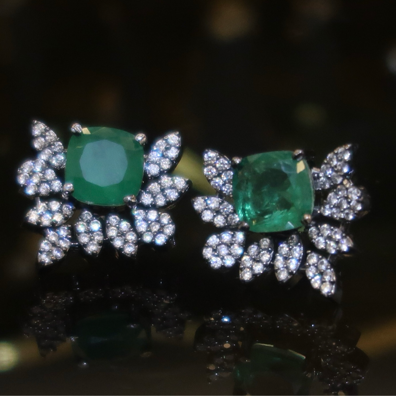 Emerald Radiance Studs