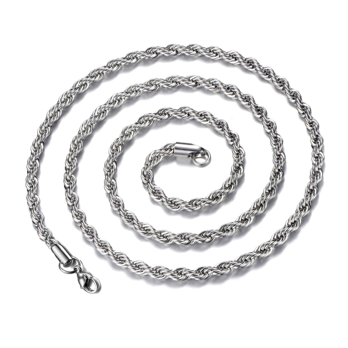 Gold and Silver rope chain