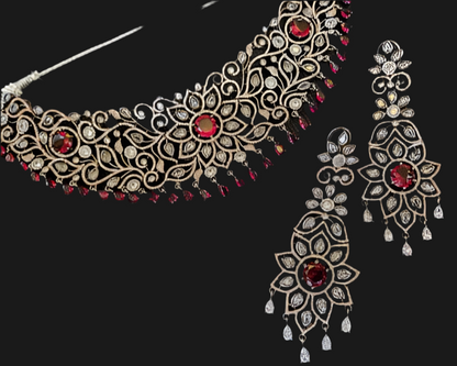 Crimson Royale Choker Set