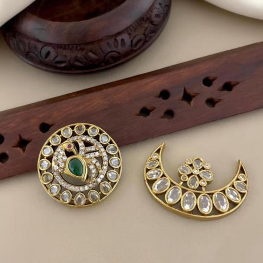 Noor Kundan Hair Accessory Set
