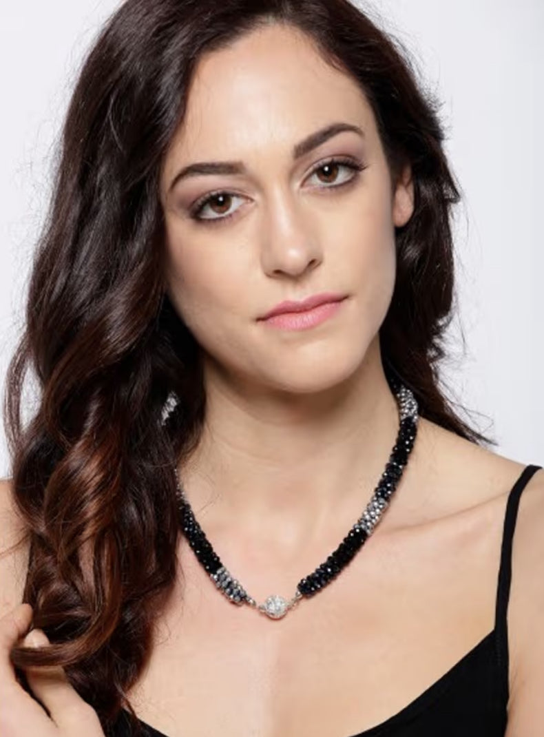 Stone Beaded Magnetic Necklace