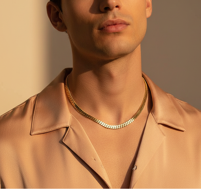 Golden Herringbone Chain