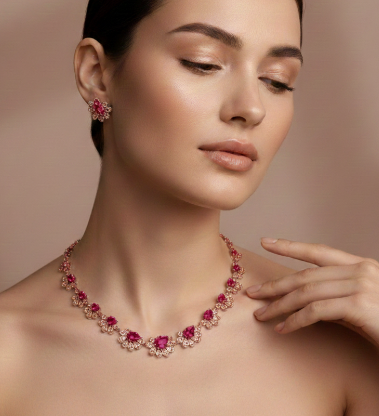 Victorian Rose Blossom Elegance Set