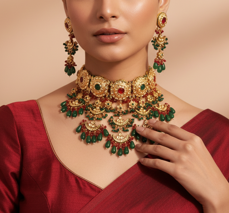 The Maharani Grace Choker Set