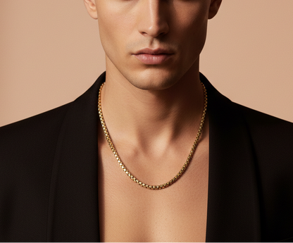 Bold Gold Box Chain