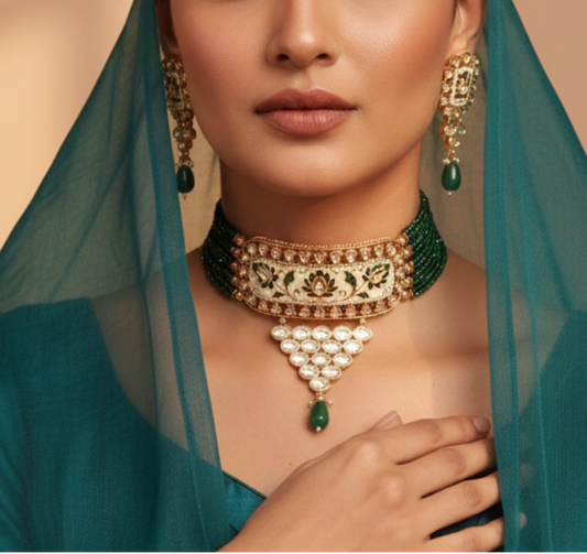 Emerald Elegance Choker