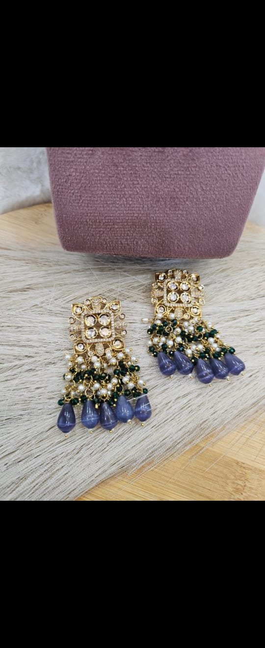 Royal sapphire Choker Set