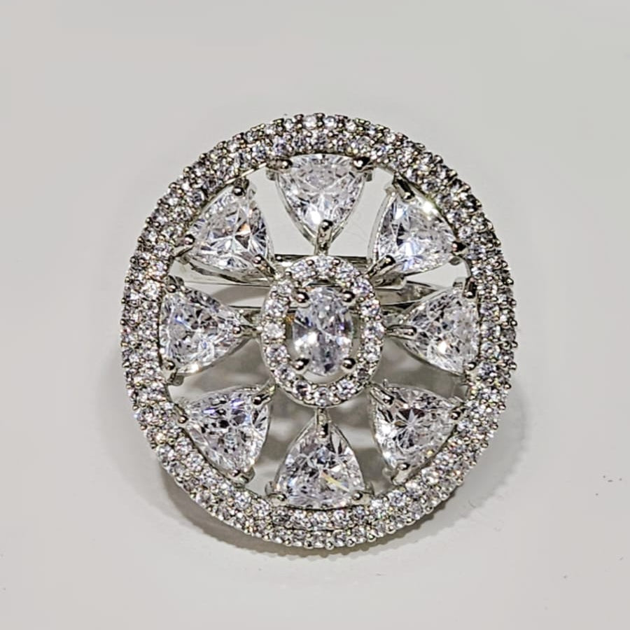 Celestial Radiance Statement Ring