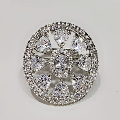 Celestial Radiance Statement Ring