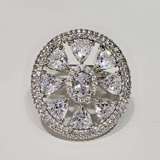 Celestial Radiance Statement Ring