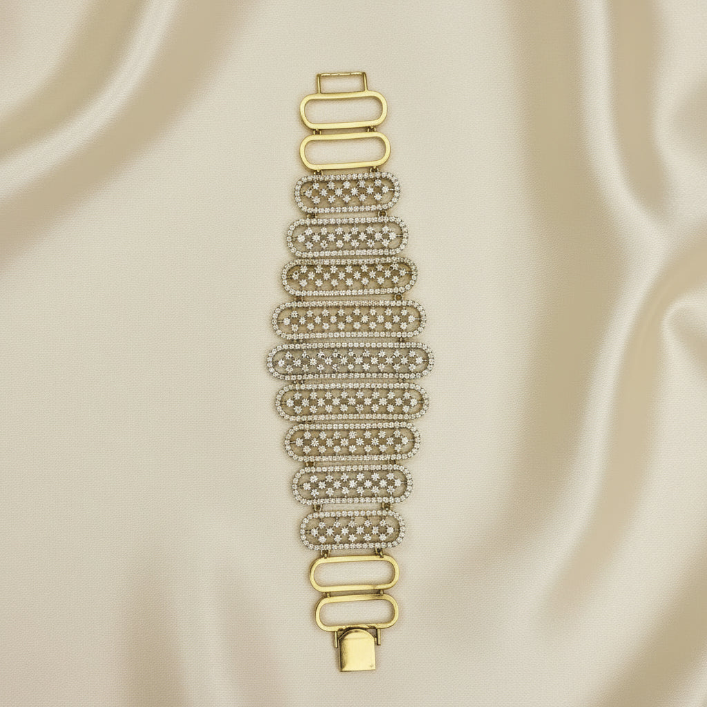 American Diamond statement Bracelet