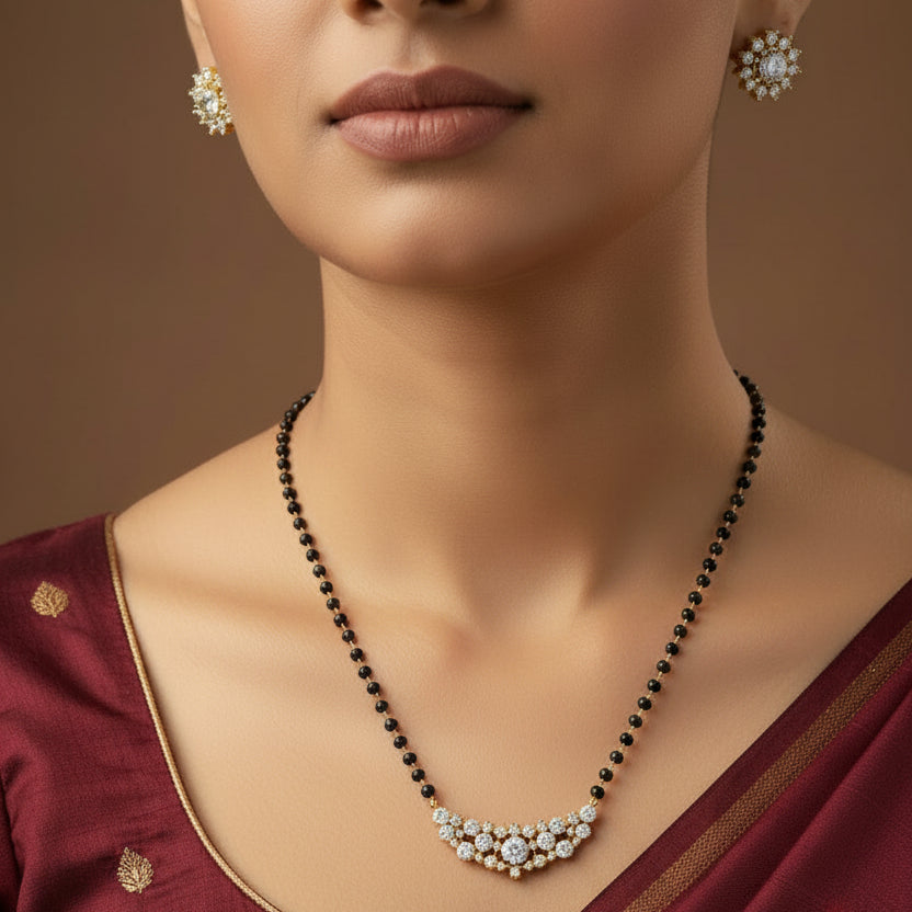 Classic Floral Mangalsutra Set