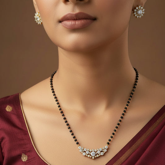 Classic Floral Mangalsutra Set