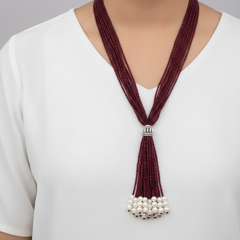 Beaded Statement mala