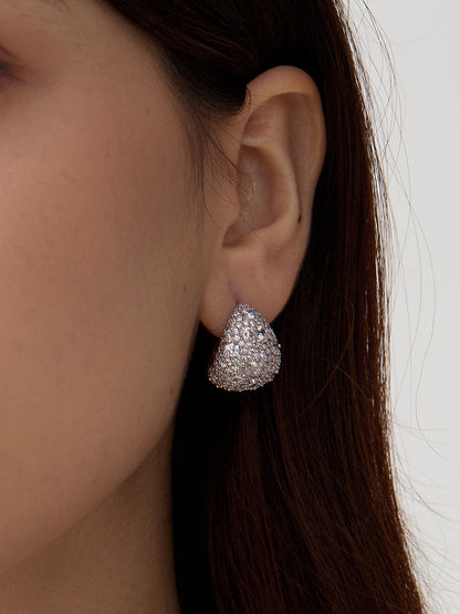 Lustre Diamond Drop Earrings