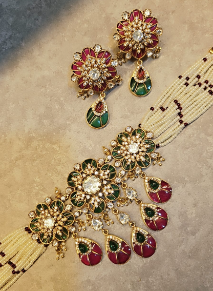 Anaya Mughal Kundan Choker Set