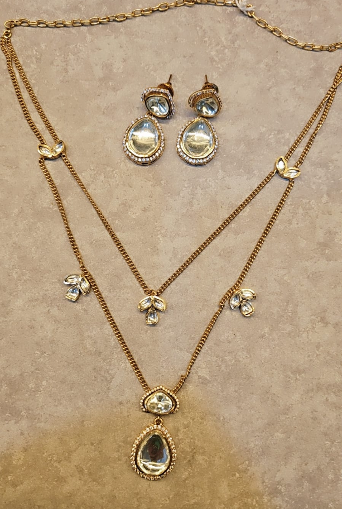 Elora Layered Kundan Necklace Set