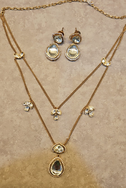 Elora Layered Kundan Necklace Set