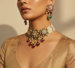 Anaya Mughal Kundan Choker Set