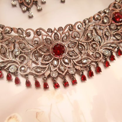 Crimson Royale Choker Set