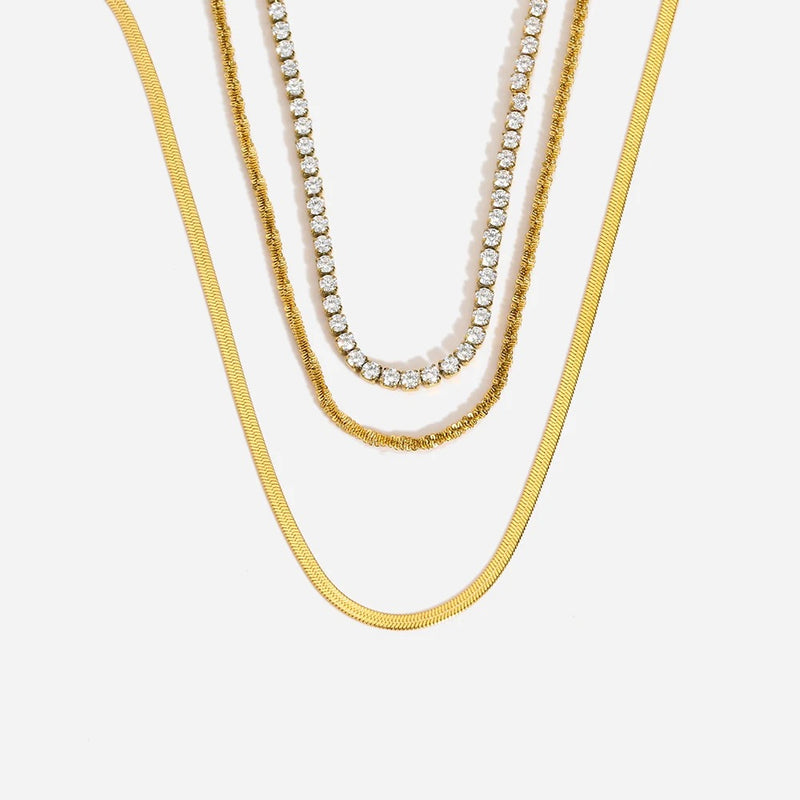 Triple Layer Glam Chain