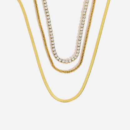 Triple Layer Glam Chain