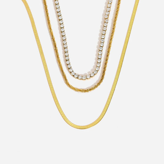Triple Layer Glam Chain