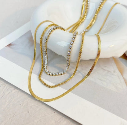 Triple Layer Glam Chain