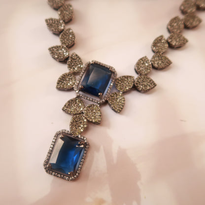 Luxe blossom charm necklace