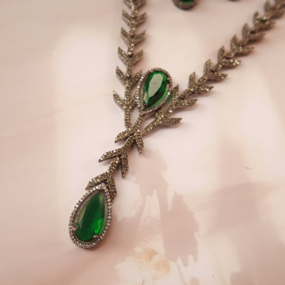 Leafy Droplet Long Set