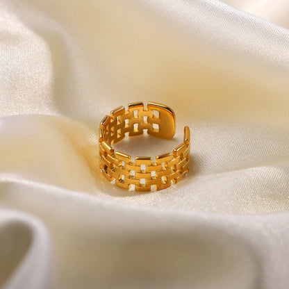 Adjustable Chain Band Ring