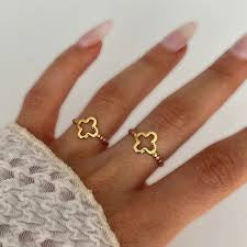 Golden Clover Ring