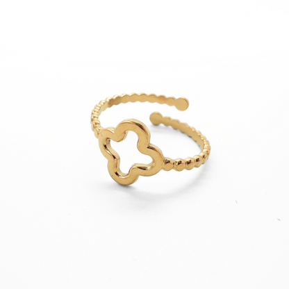 Golden Clover Ring