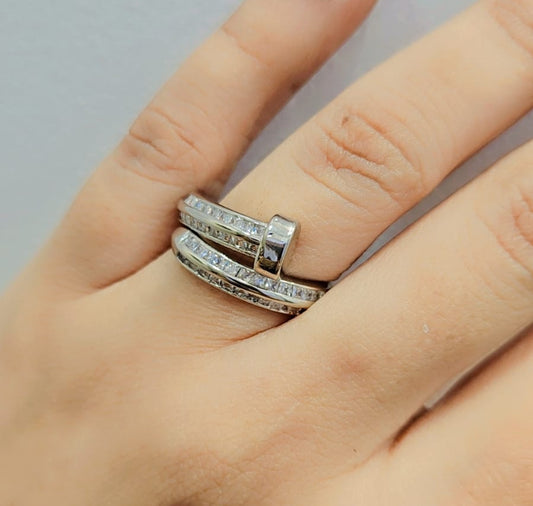 Screw Style Finger Wrap Ring