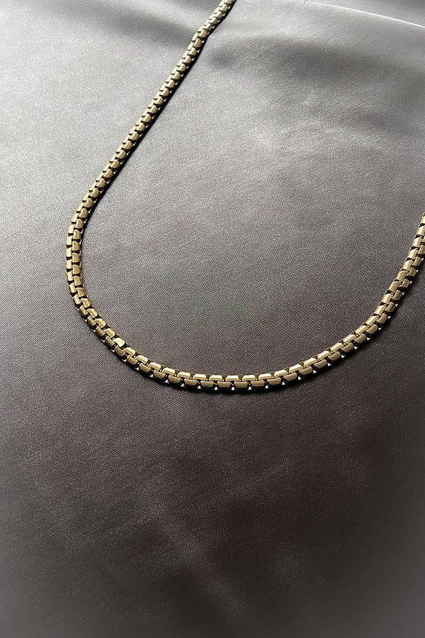 Bold Gold Box Chain